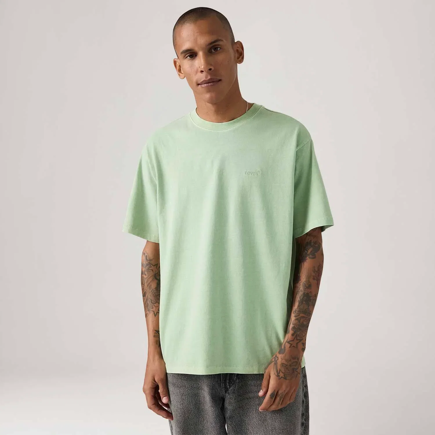 Camiseta Levi's® Red Tab Vintage Manga Curta Verde — imagem 1