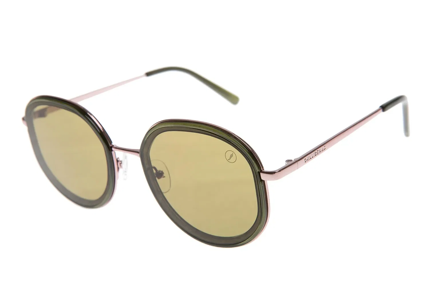Óculos de Sol Feminino Chilli Beans Redondo Fashion Verde — imagem 1