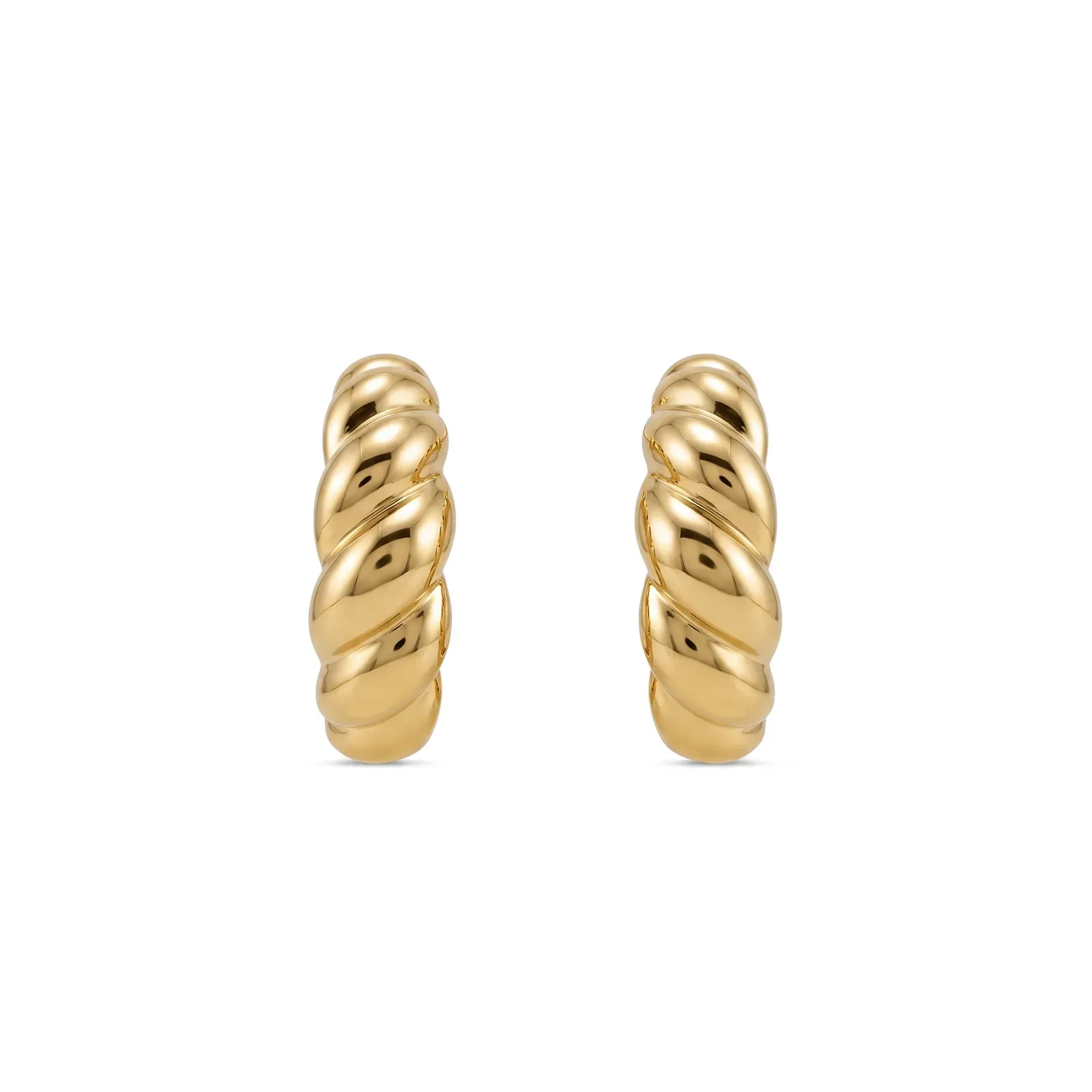 Argola Viena em Ouro Amarelo 18k, 20mm — imagem 1