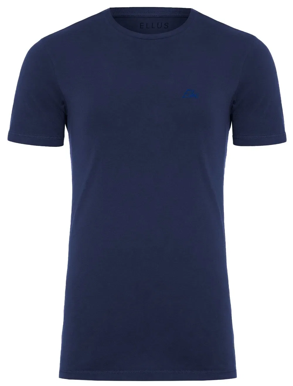 Camiseta Ellus Masculina Cotton Fine Aquarela Classic Azul