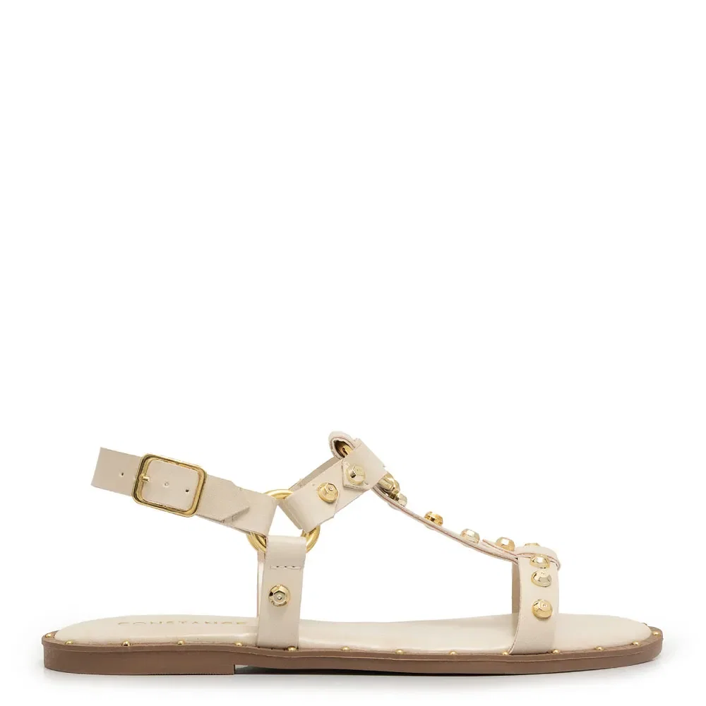 Rasteira Off White Tachas