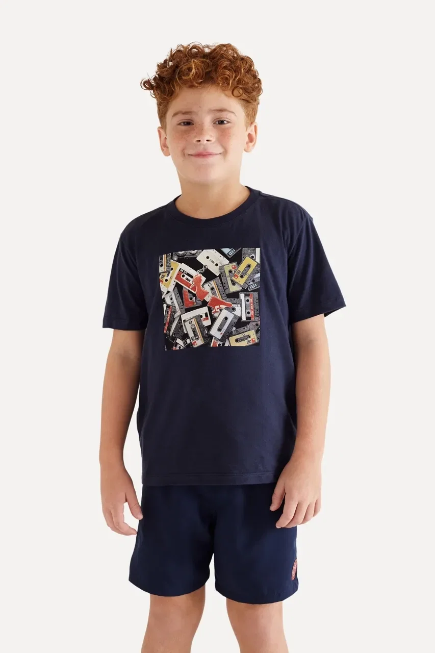 Camiseta Mini Pf Estampada Drive Ii