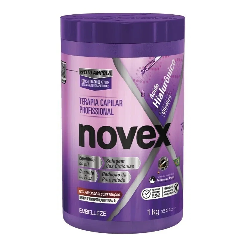 Creme de Tratamento Novex Hialurônico PowerMax 1kg