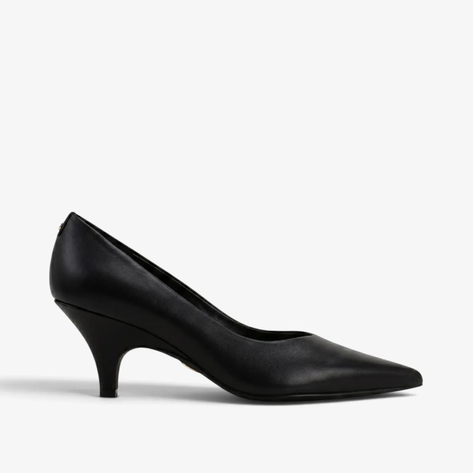 Scarpin Preto Couro