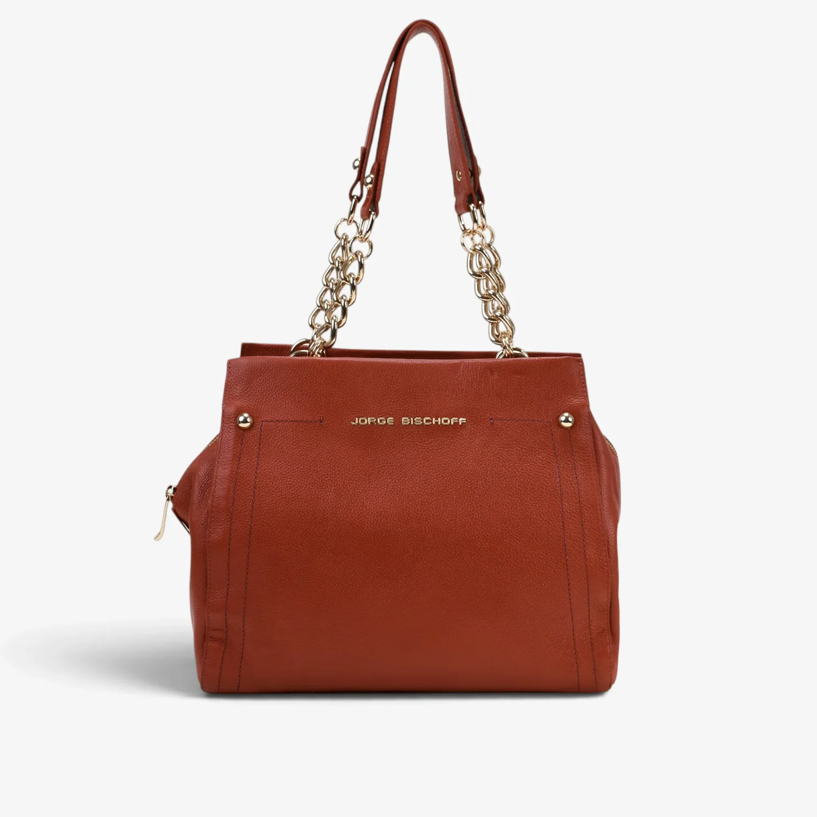 Bolsa Tote Caramelo Argila Couro — imagem 1