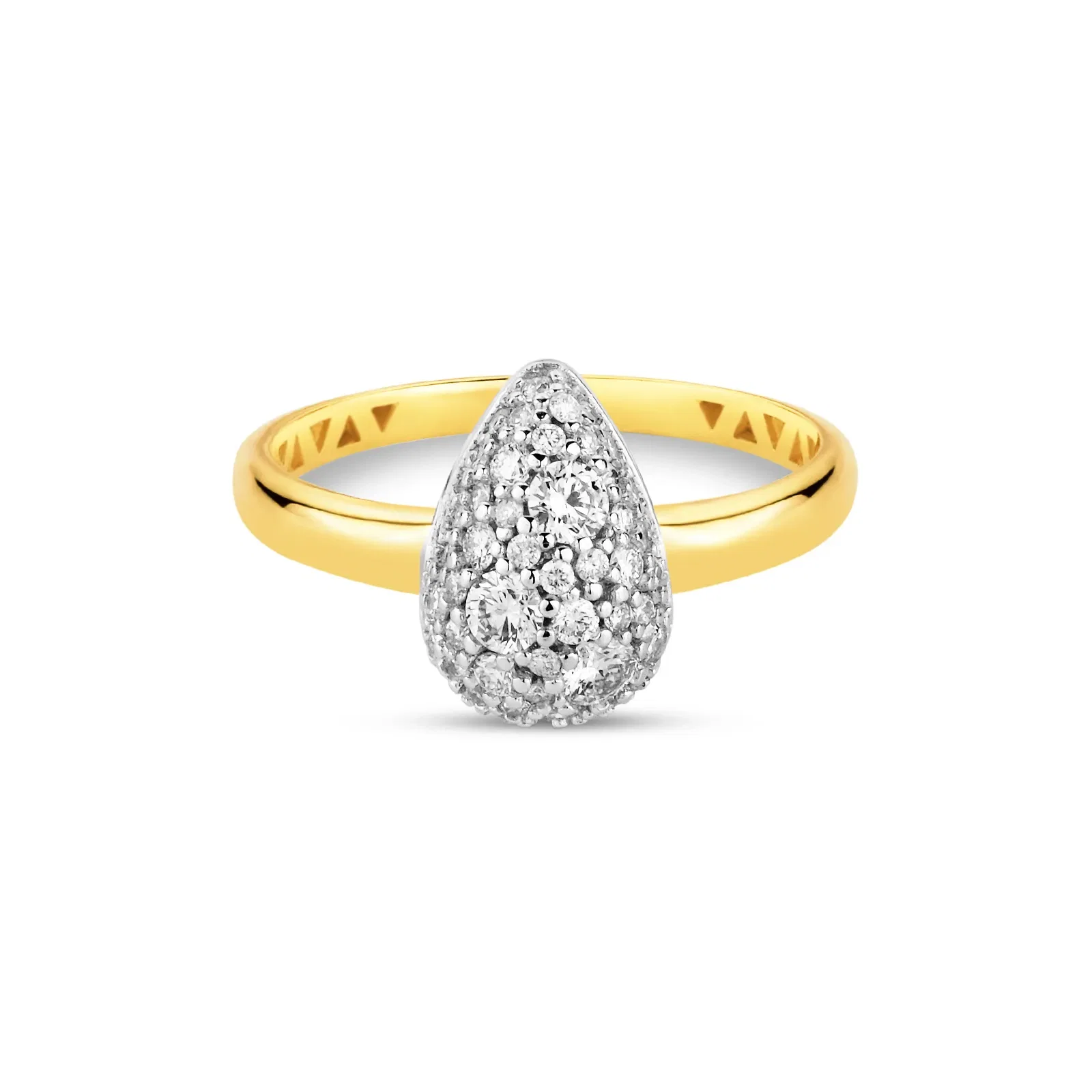 Anel Majestá em Ouro Amarelo 18k com Diamantes 0,391ct — imagem 1