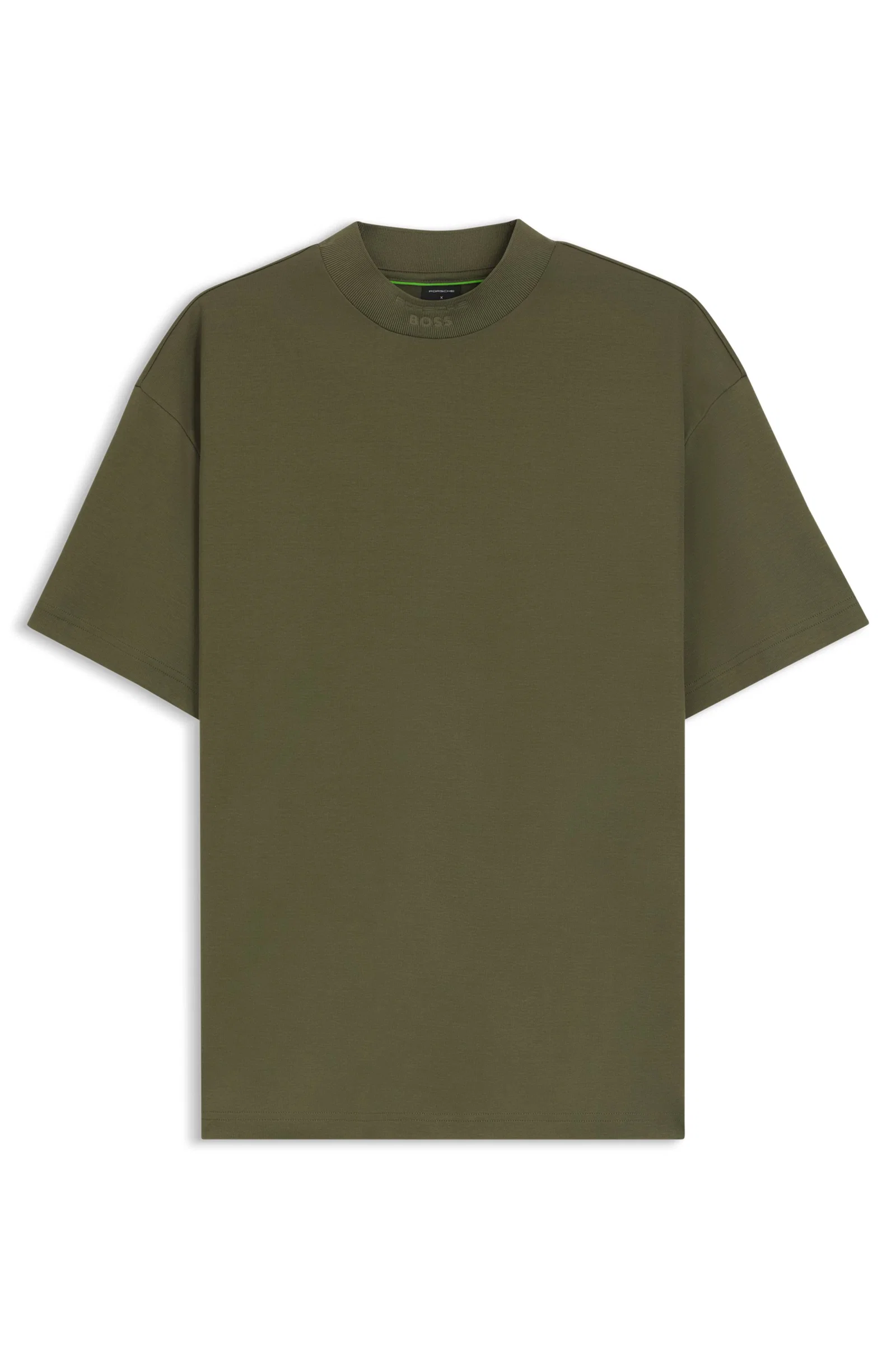 Camiseta Porsche X BOSS Relaxed Fit Com Logo Na Gola — imagem 1