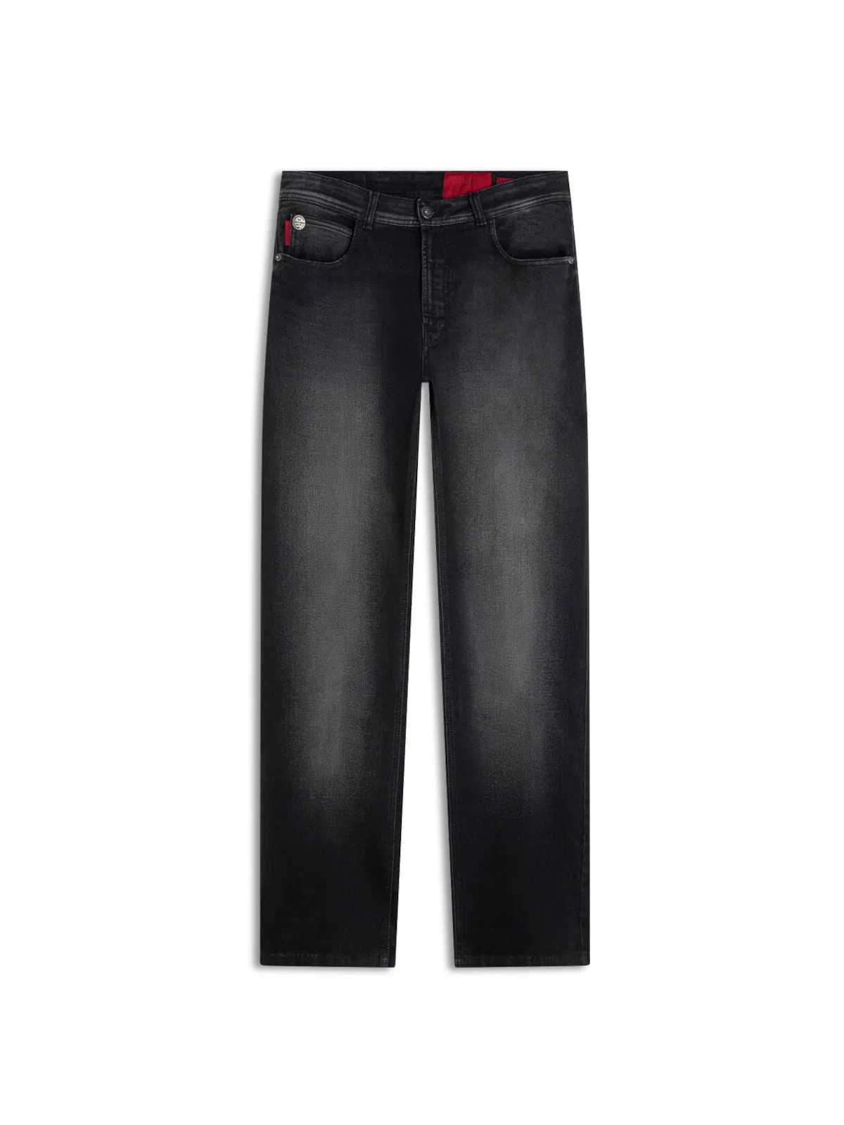 Calça Jogging Black Straight Lav. Escuro C/ Tie Dye — imagem 1
