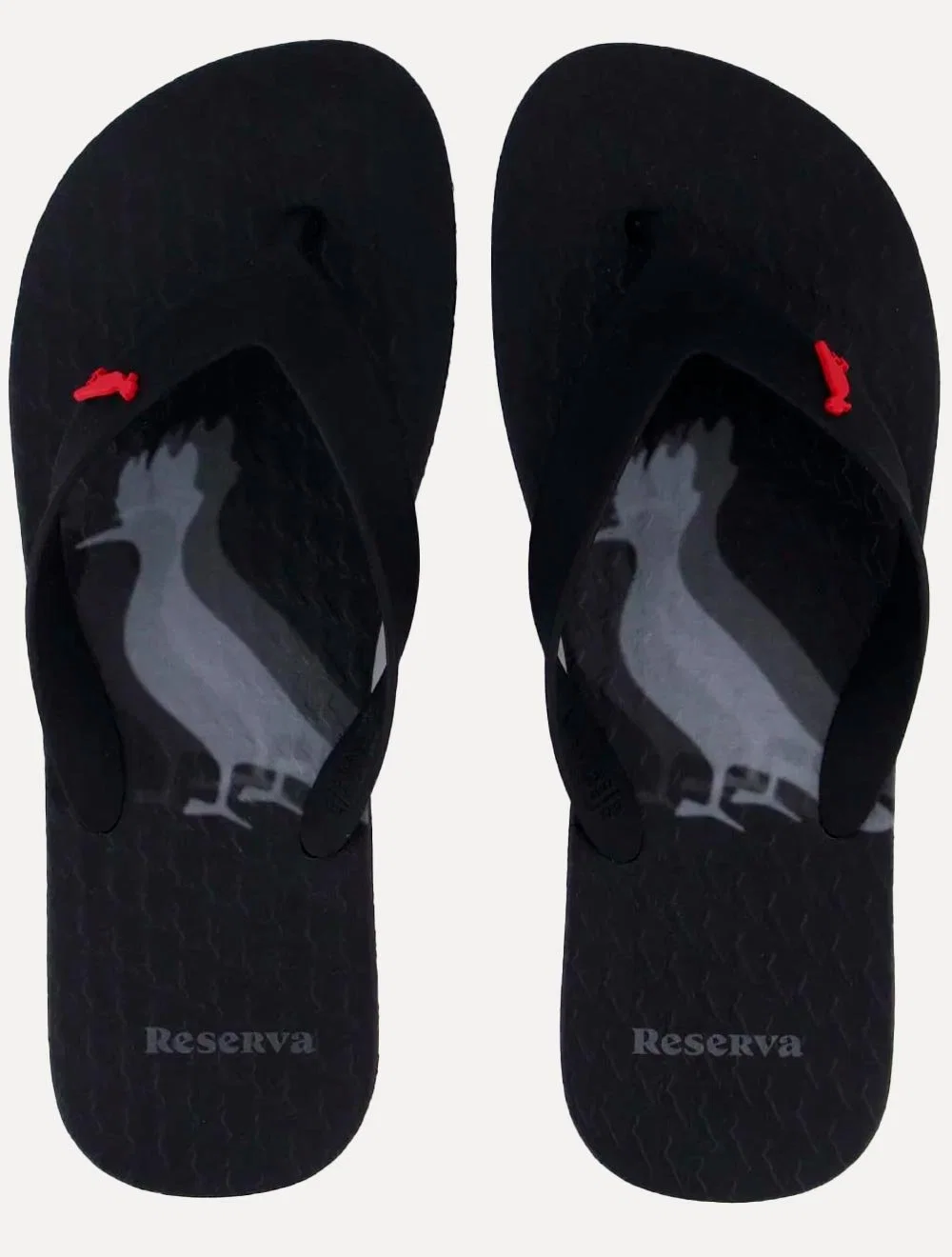 Chinelo Reserva Masculino Pica-Pau Blur Preto