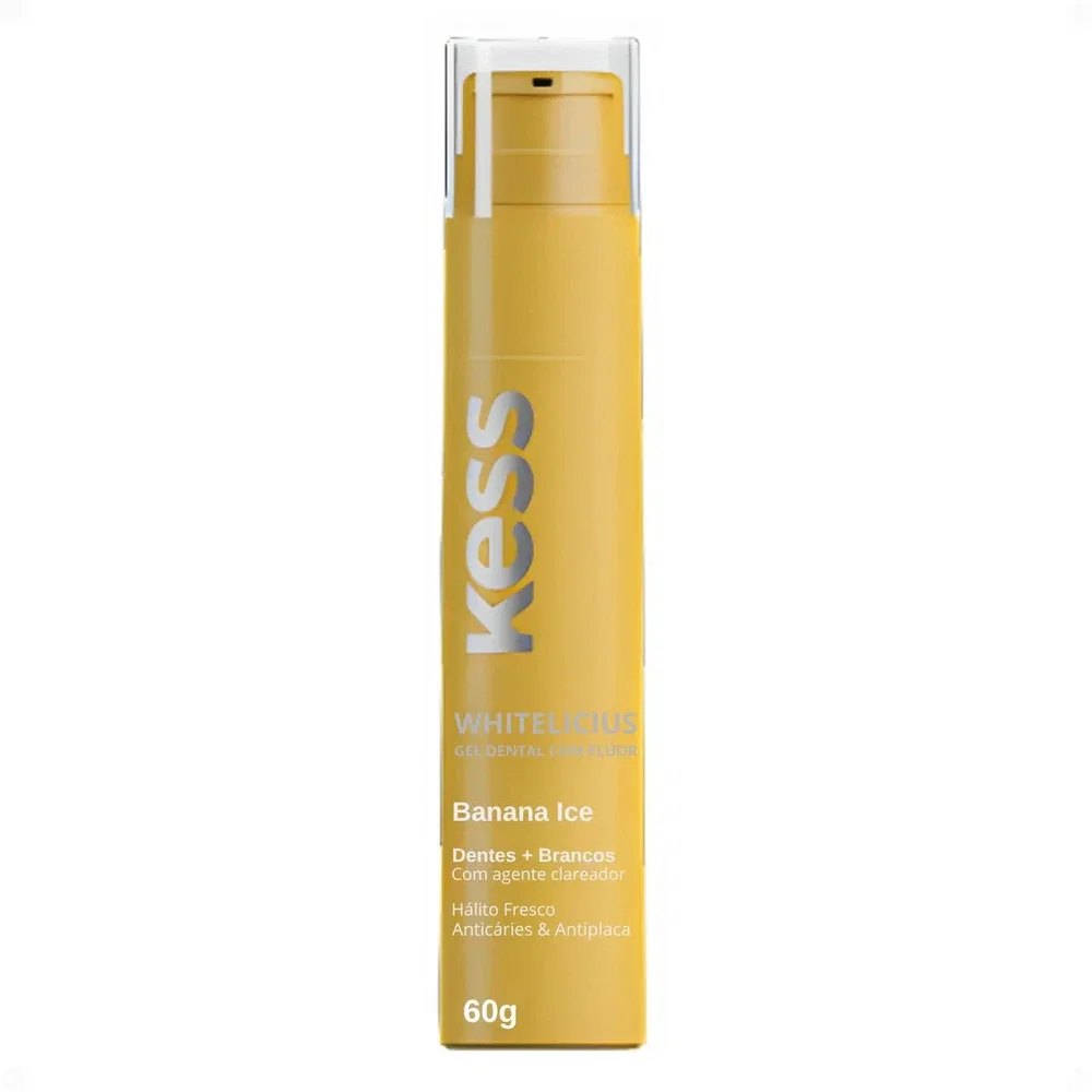 Gel Dental Kess Whitelicius Banana Ice 60g