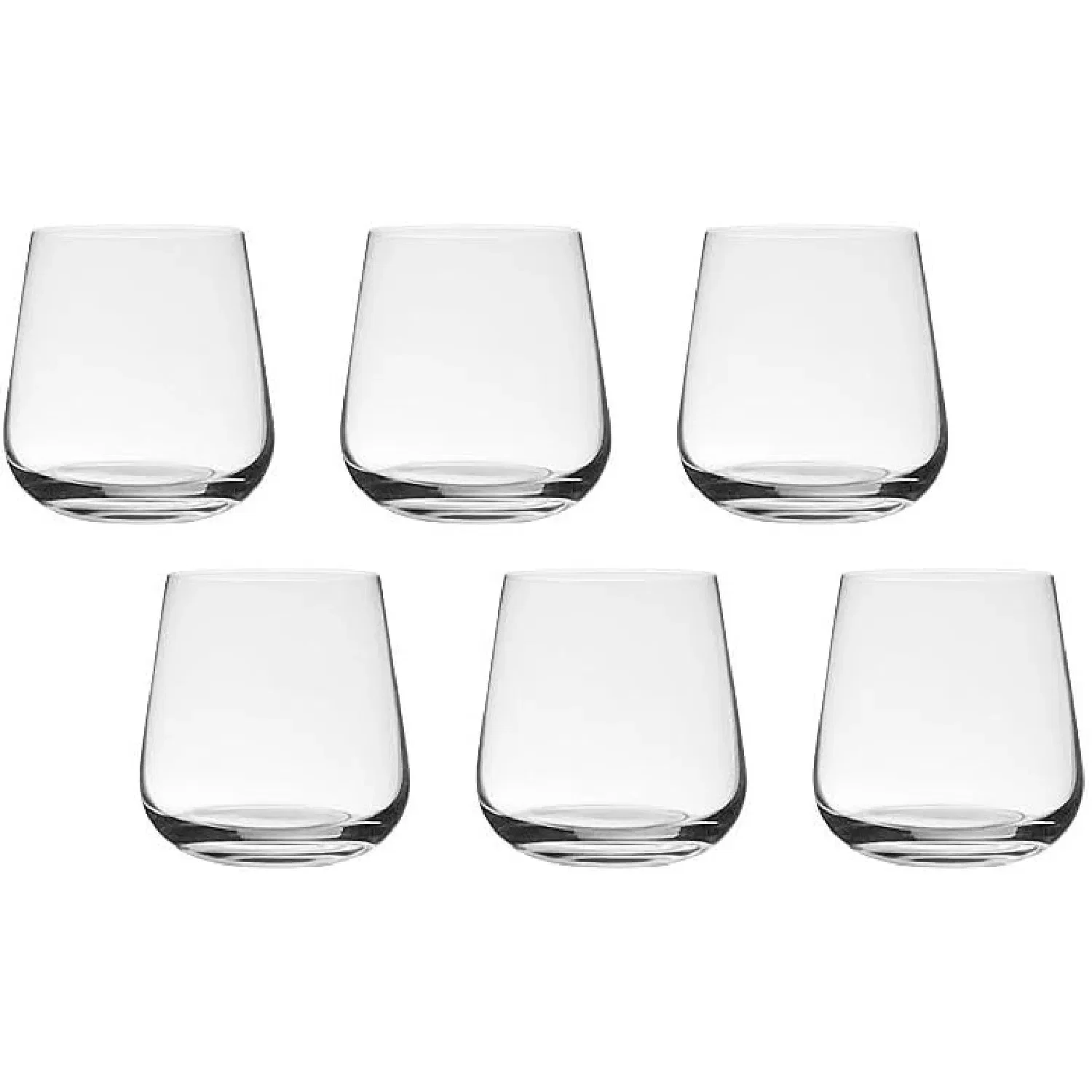 6 Copos Ardea Baixos de Cristal 320ml Bohemia — imagem 1