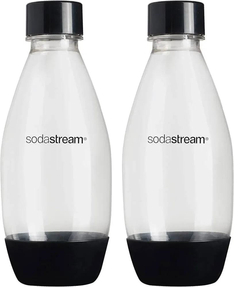 Conjunto de 2 Garrafas Plásticas 500ml Sodastream Preta