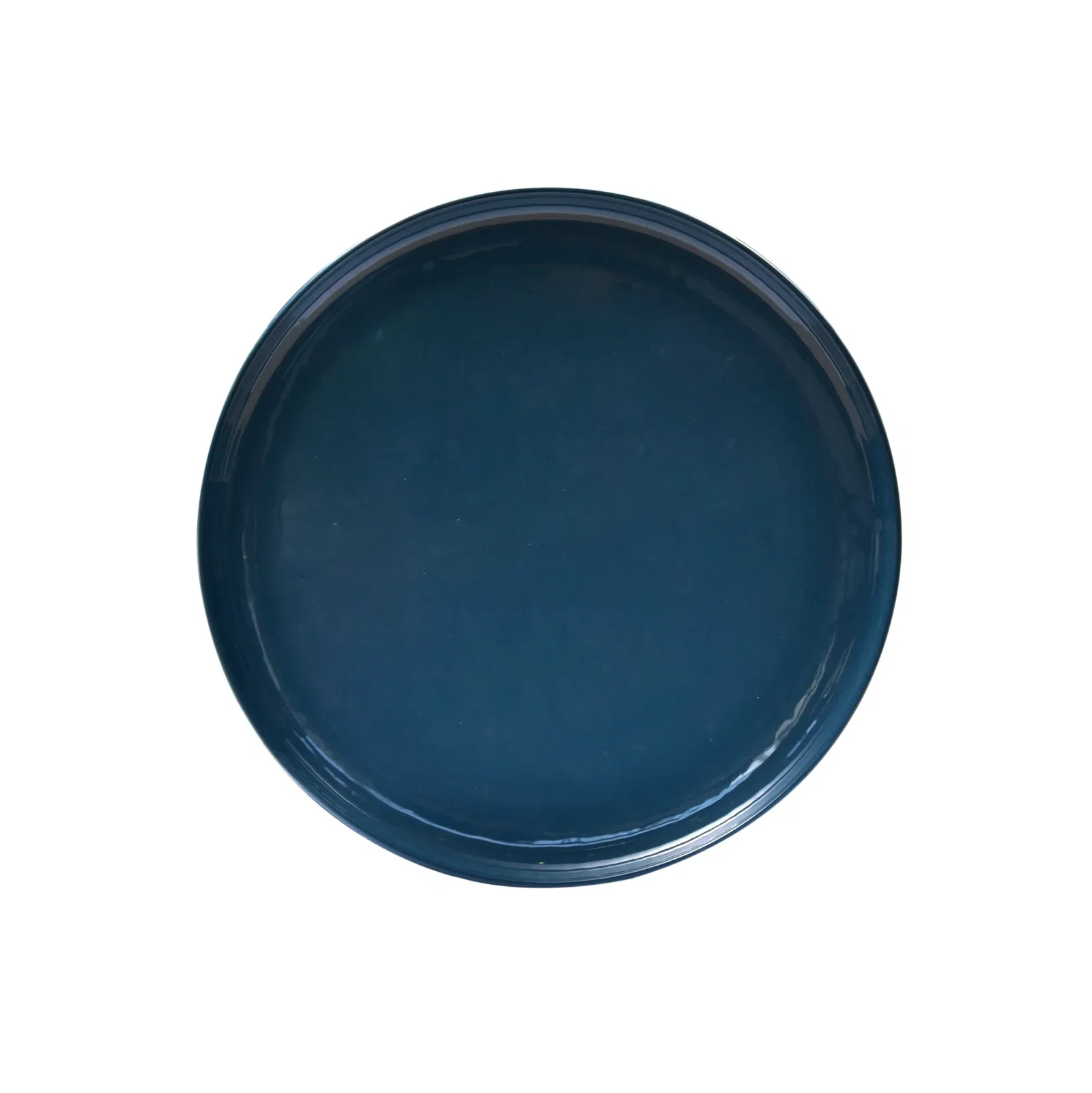 Prato de Sobremesa em Porcelana Mood Glossy 19cm Spicy Azul Petróleo — imagem 1