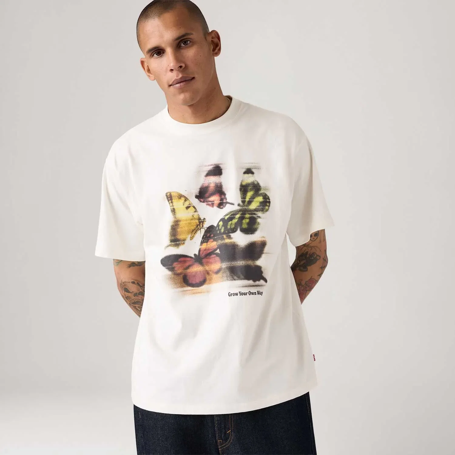 Camiseta Levi's® Vintage Graphic Branca Manga Curta — imagem 1