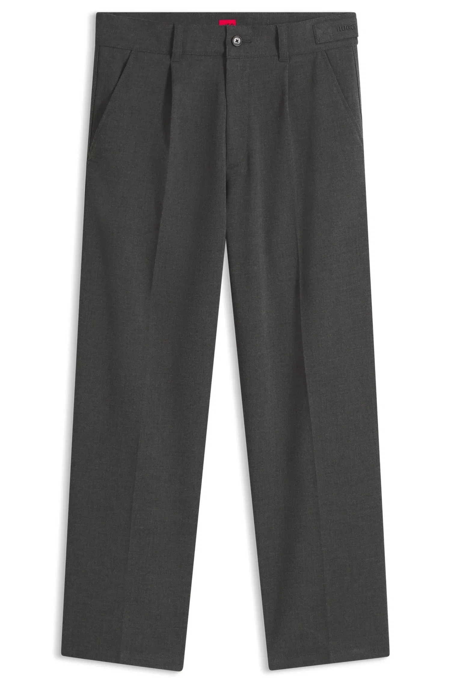 Calça Relaxed Fit Em Tecido
