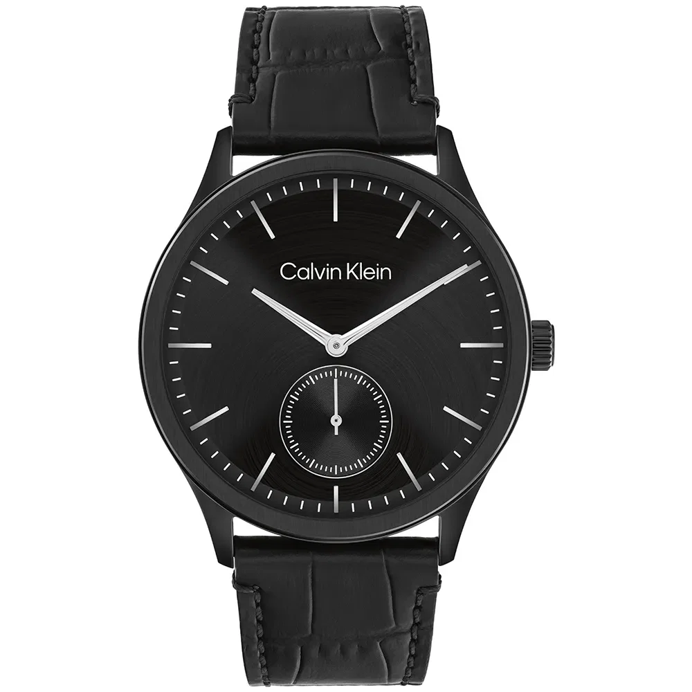 Relógio Calvin Klein CK Tailored Masculino em Couro Preto 25200555 — imagem 1