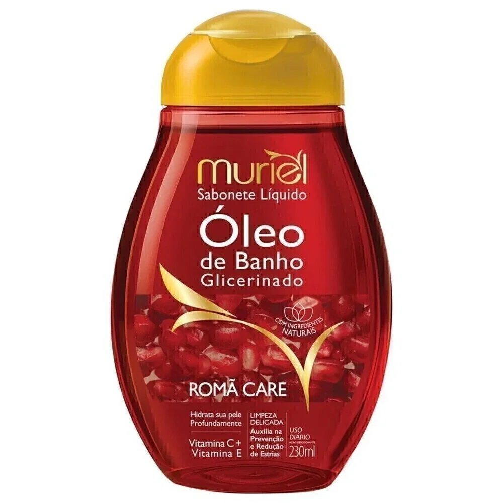 Óleo de Banho Glicerinado Muriel Romã Care 230ml