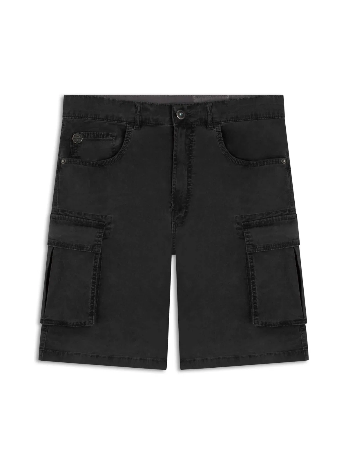 Bermuda Color Canvas Skate Cargo Cinza Medio — imagem 1