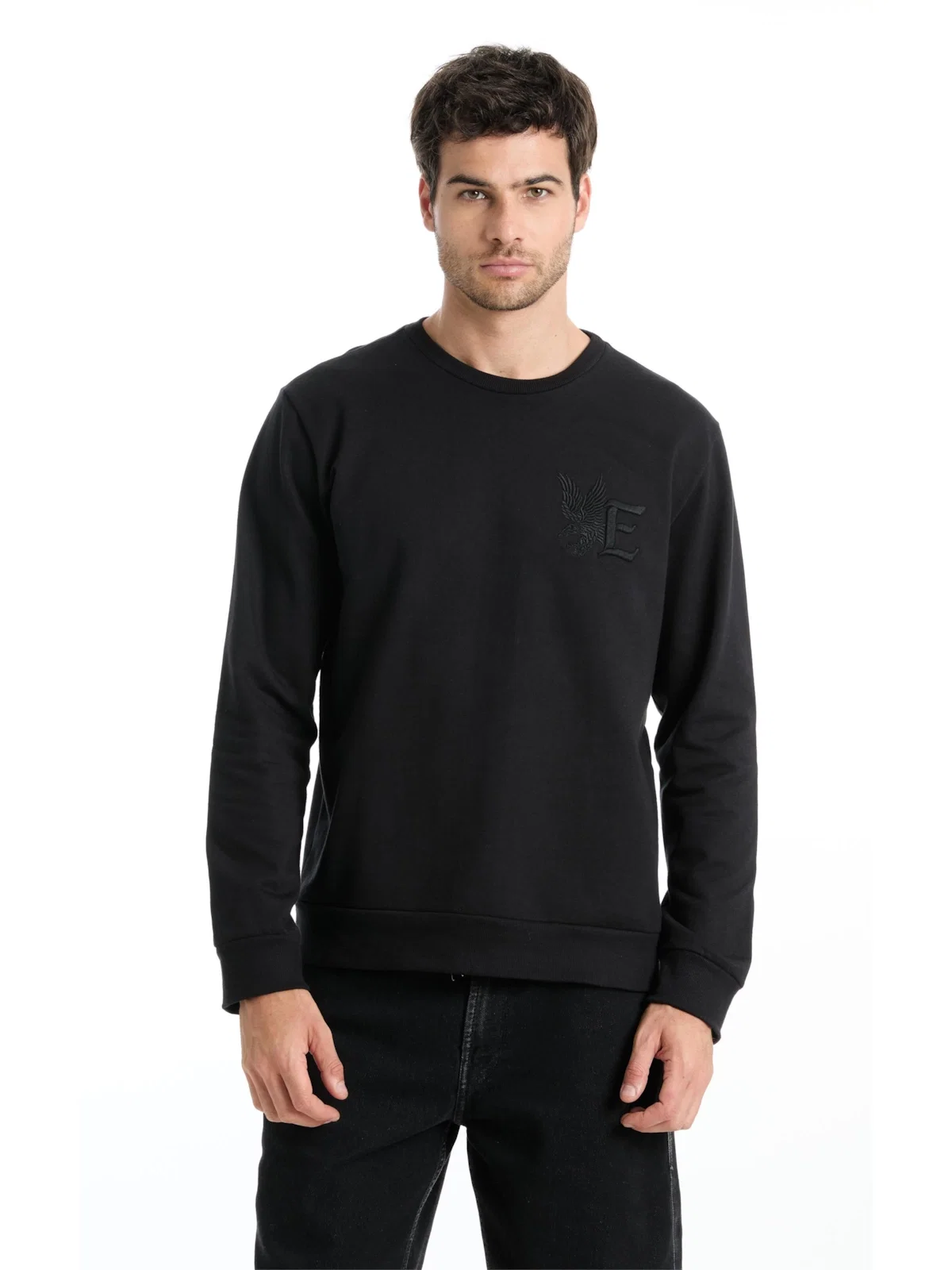 Moletom Eagle Embroidery Preto