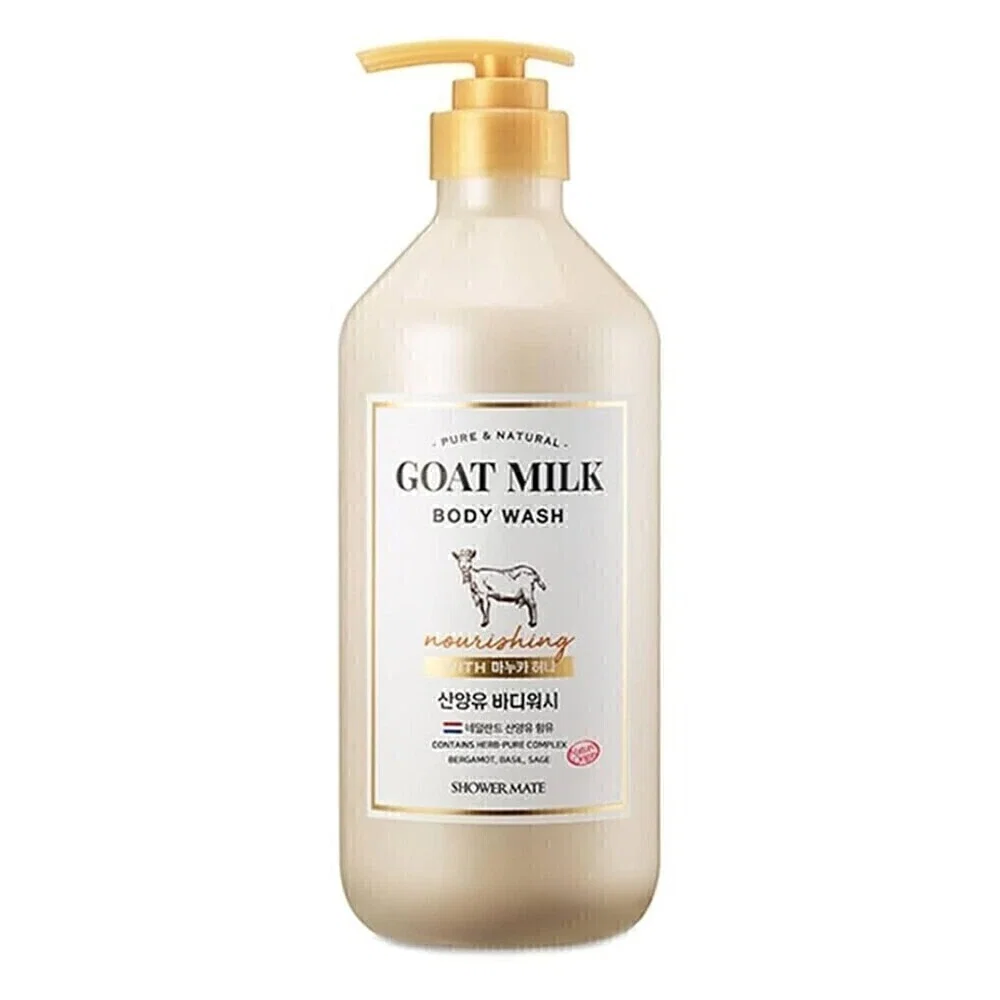 Sabonete Líquido Shower Mate Goat Milk Mel de Manuka 800ml
