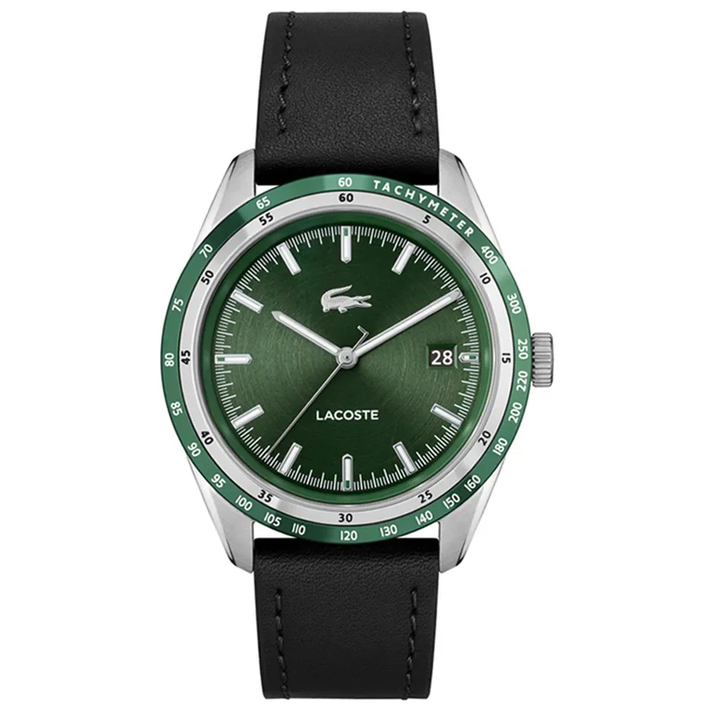 Relógio Lacoste Masculino Couro Preto 2011292 — imagem 1