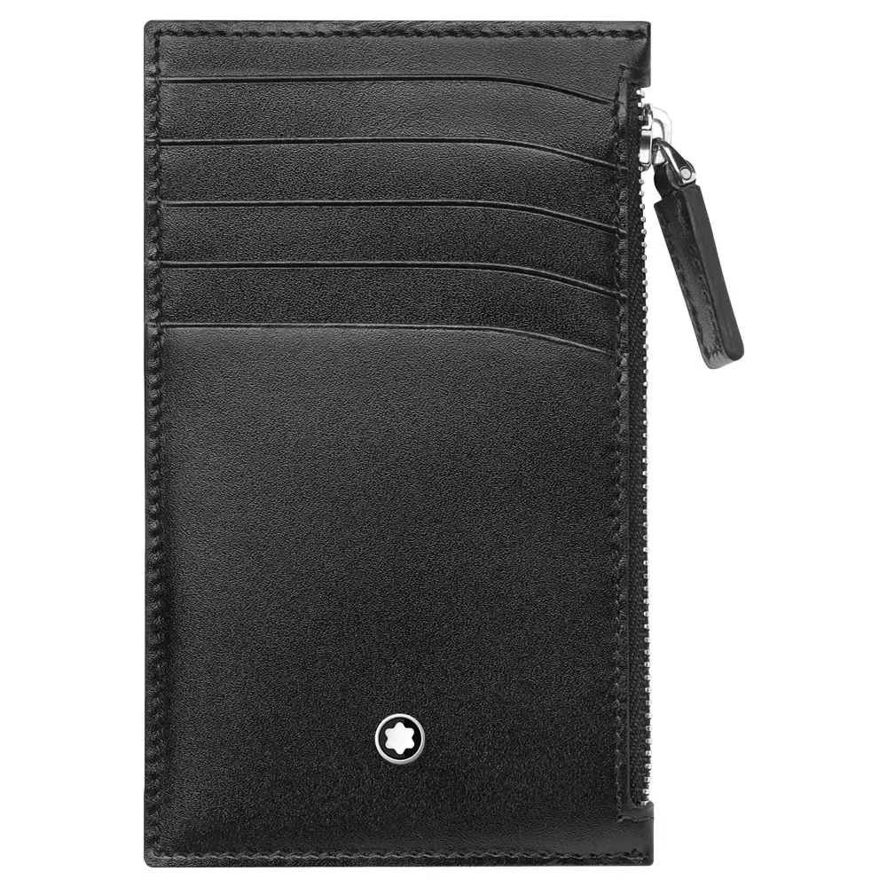 Porta-Cartões Montblanc Meisterstück Pocket Masculino Couro Preto - 118313