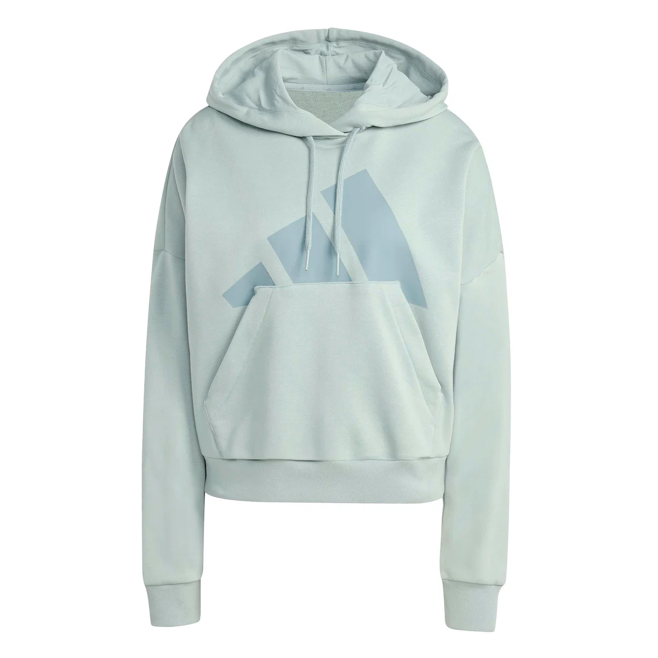 Blusa de Moletom Feminina Adidas com Capuz Big Logo