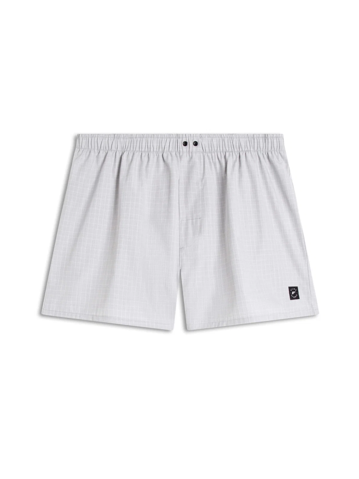 Cueca Boxer Ellus Square Cinza Claro