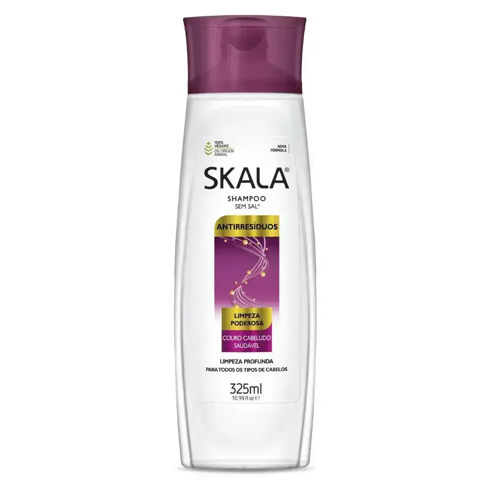 Shampoo Antirresíduos Skala Limpeza Poderosa 325ml