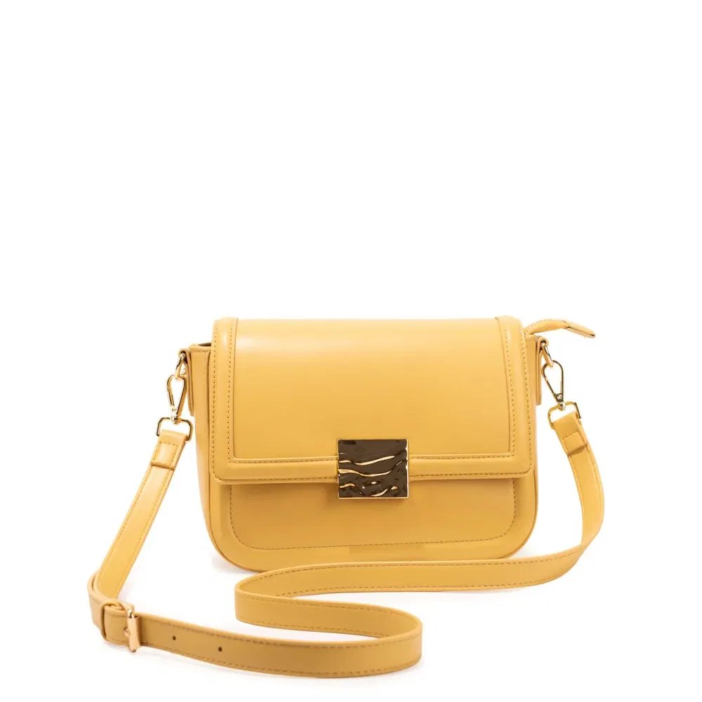 Bolsa Tiracolo Enfeite Amarelo — imagem 1
