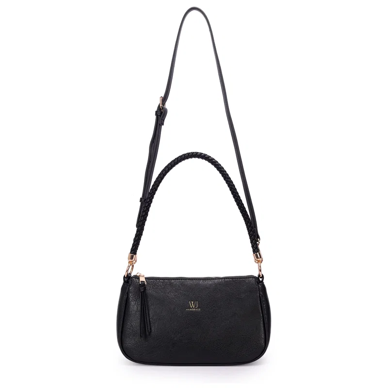 Bolsa Transversal Media Com Alca De Ombro Rolete Tresse
