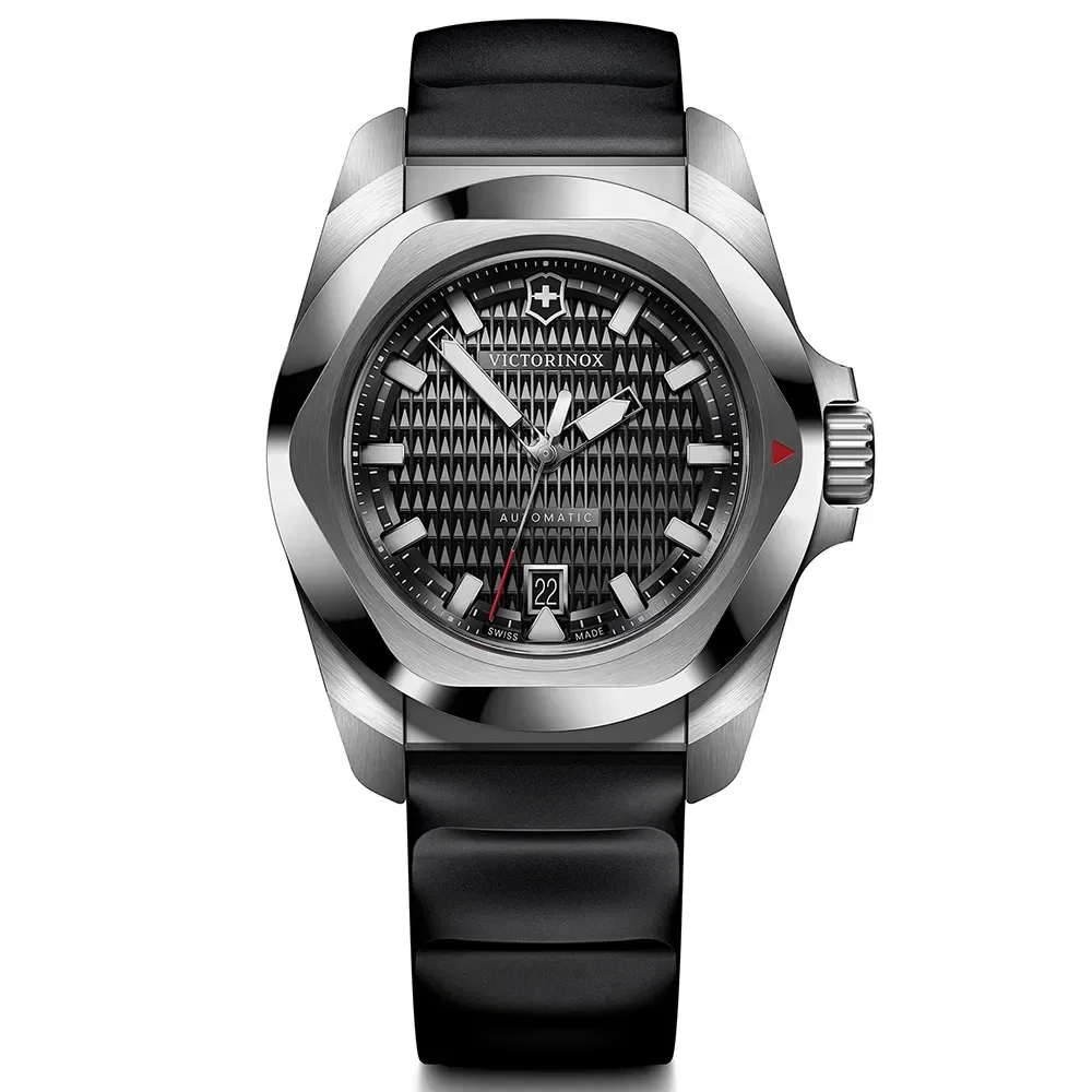 Relógio Victorinox Inox Automatico Masculino Borracha Preto 242039