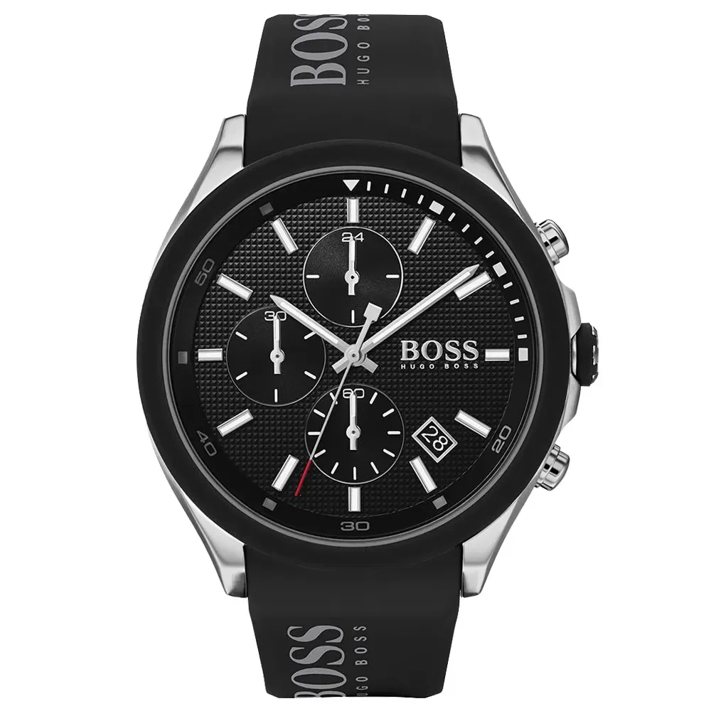 Relógio Boss Masculino Borracha Preta 1513716