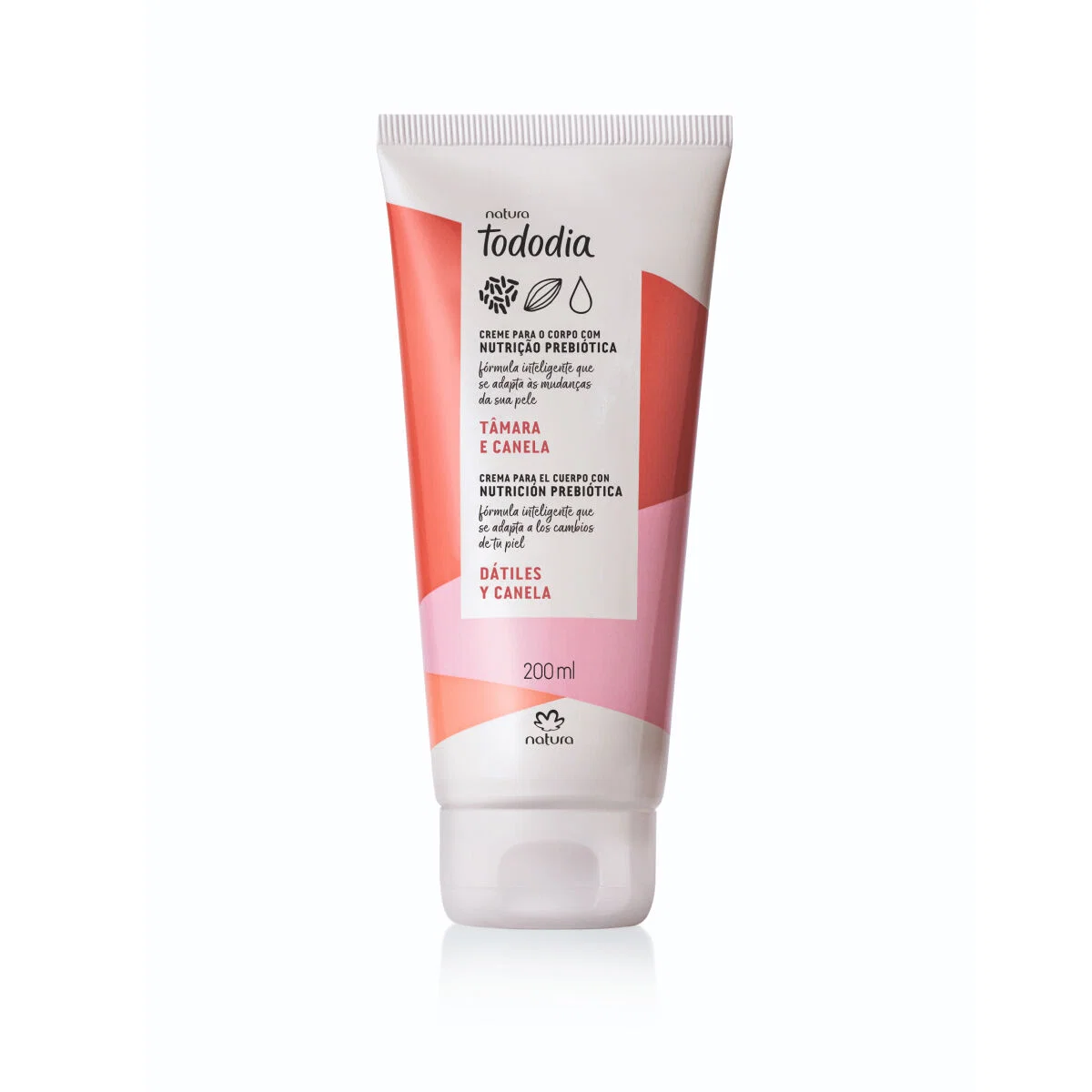 Creme Desodorante Nutritivo para o Corpo Tododia Tâmara e Canela 200 ml