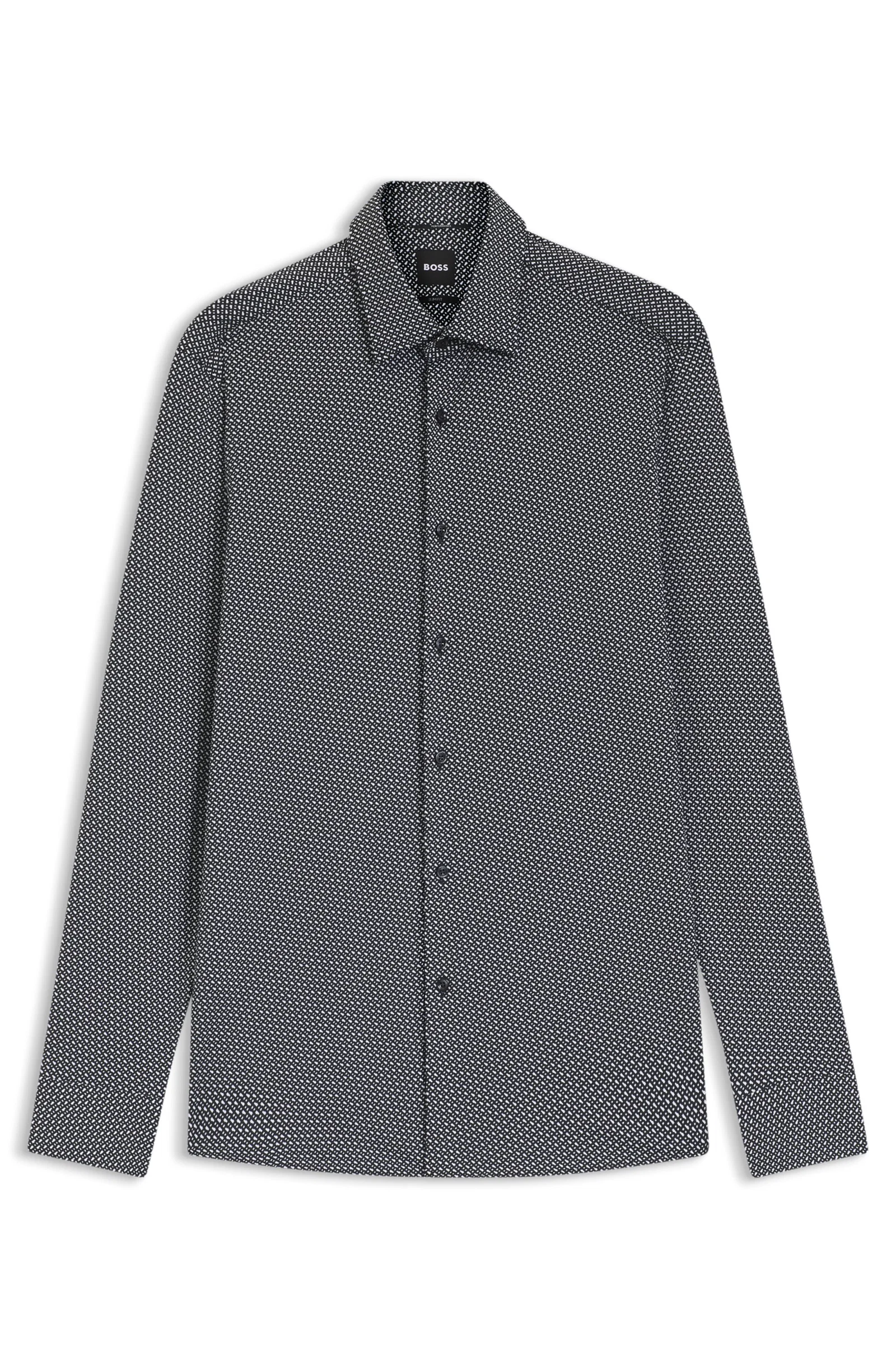 Camisa Slim Fit Em Tecido