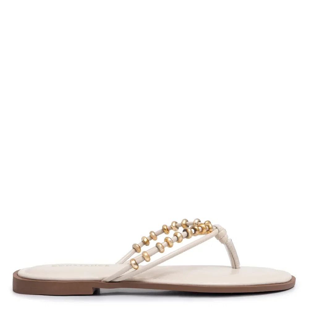 Rasteira Off White Enfeites