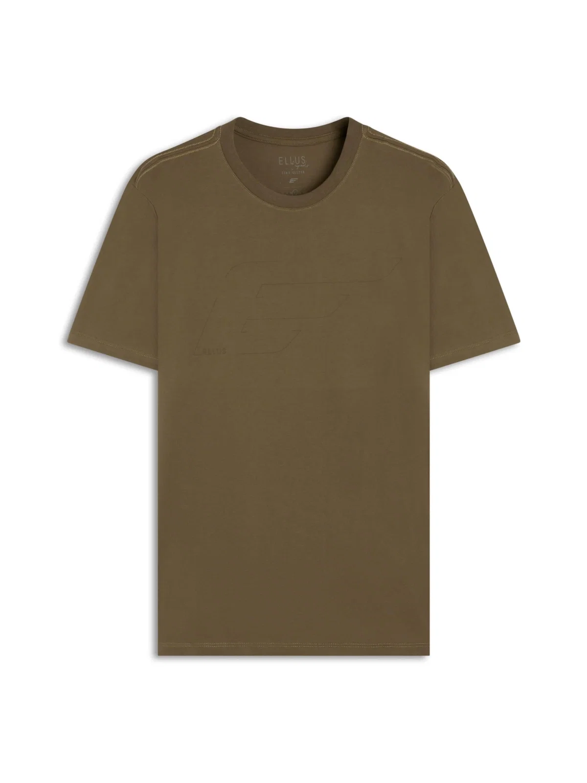 T-Shirt Cotton Pima Ellus Easa Outline Tabaco — imagem 1