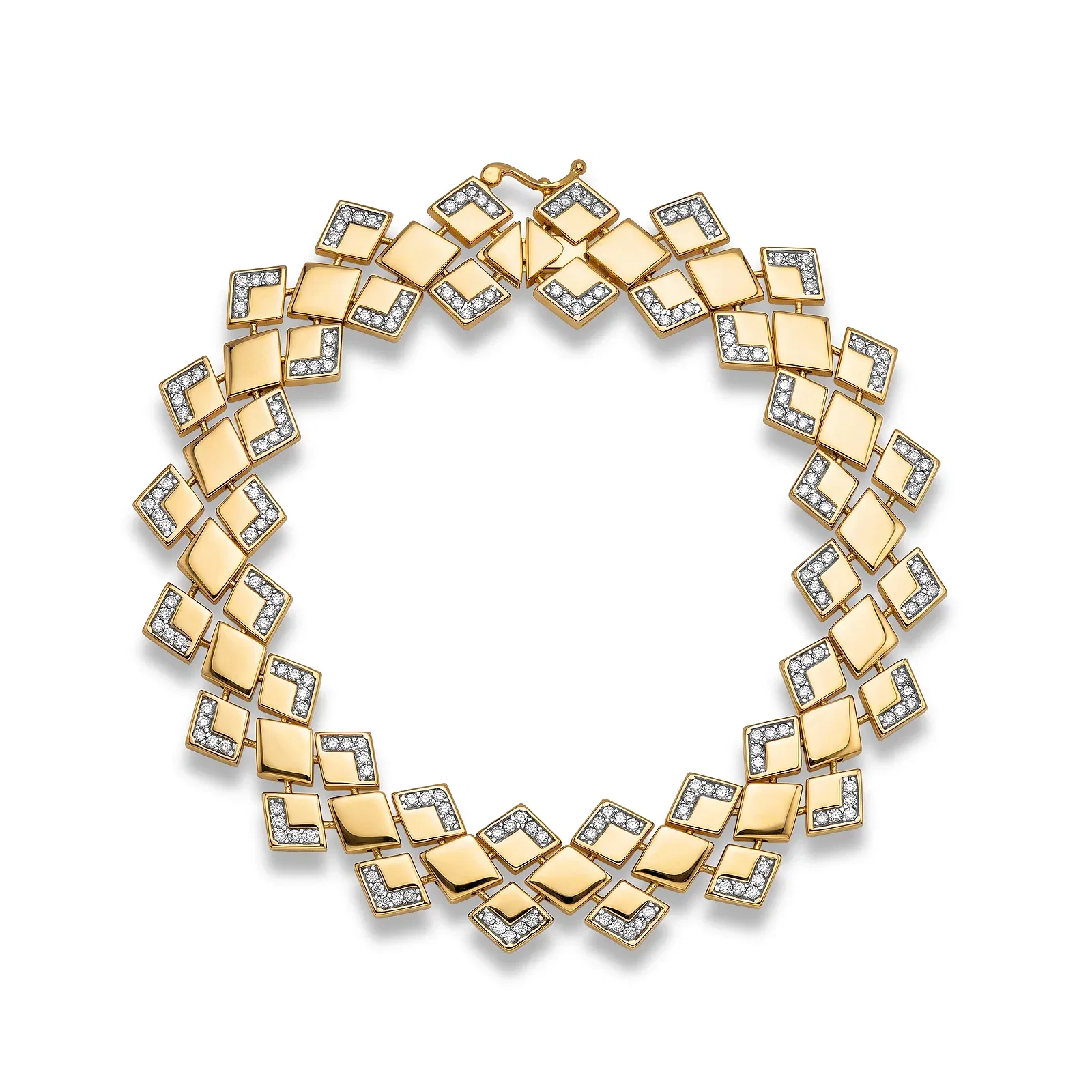 Pulseira Conjunto Especial em Ouro Amarelo 18k com Diamantes, 1ct — imagem 1