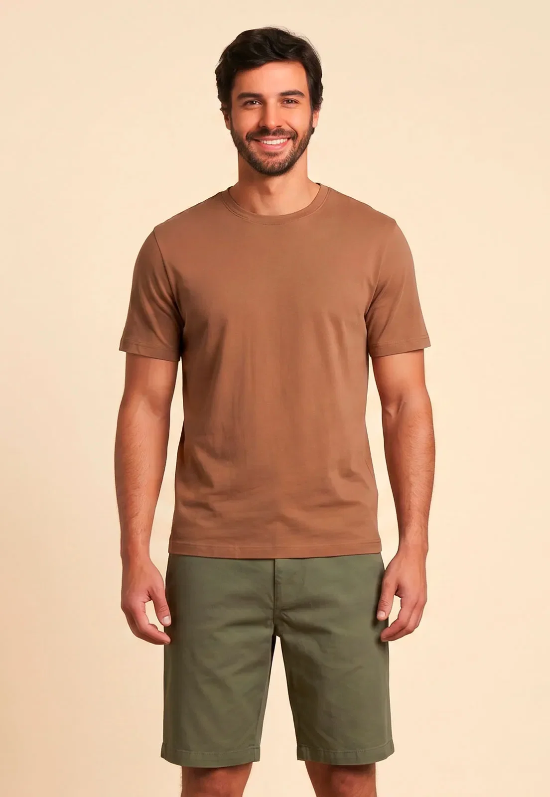 Pijama Masculino Curto de Algodão — imagem 1