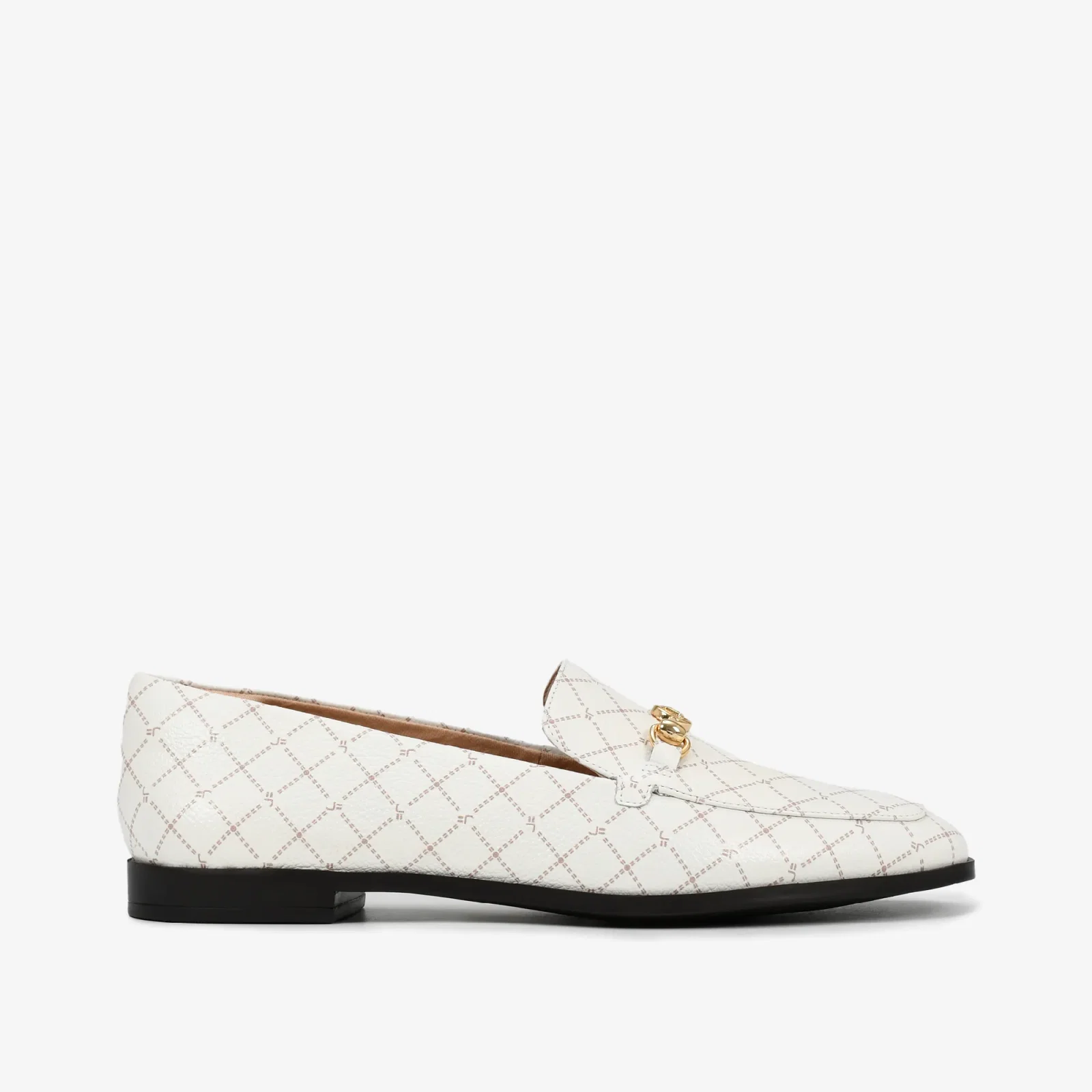 Loafer Branco Off White Monograma Jb Couro — imagem 1