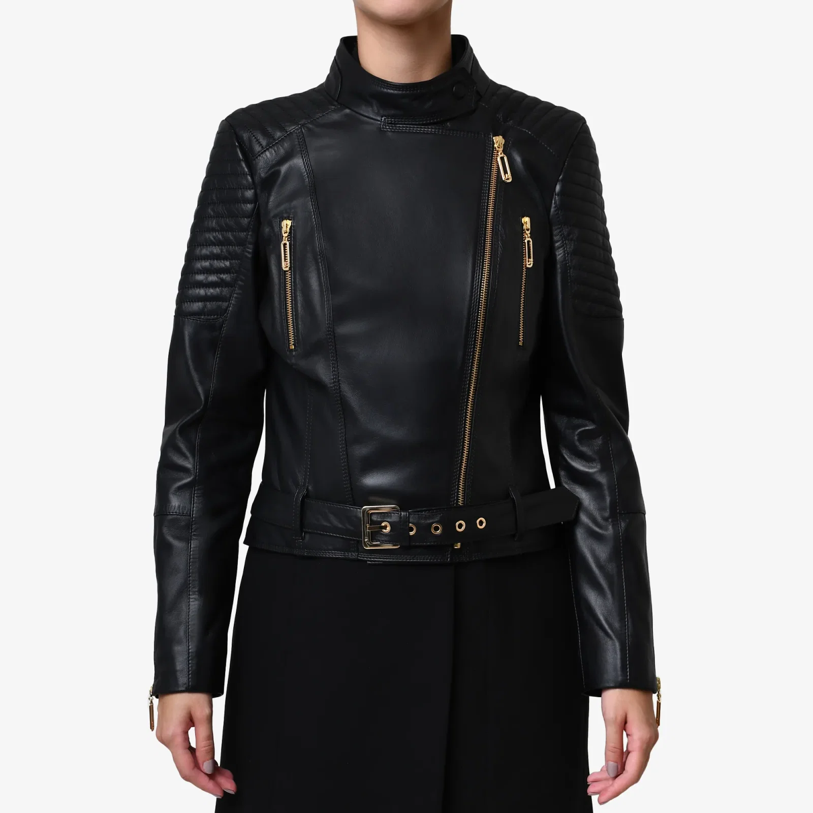 Jaqueta Perfecto Couro Preto