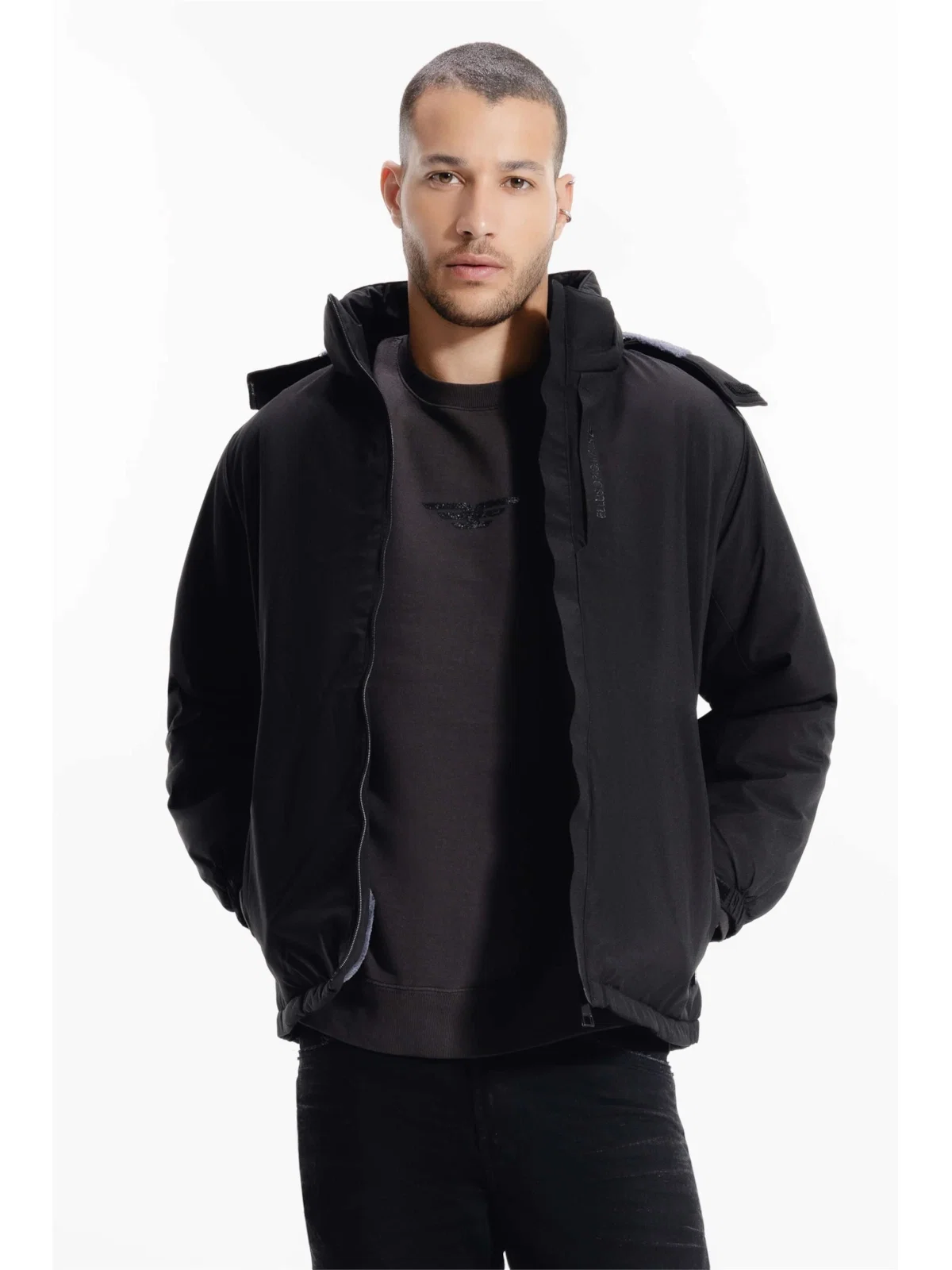 Jaqueta Outdoor Preto