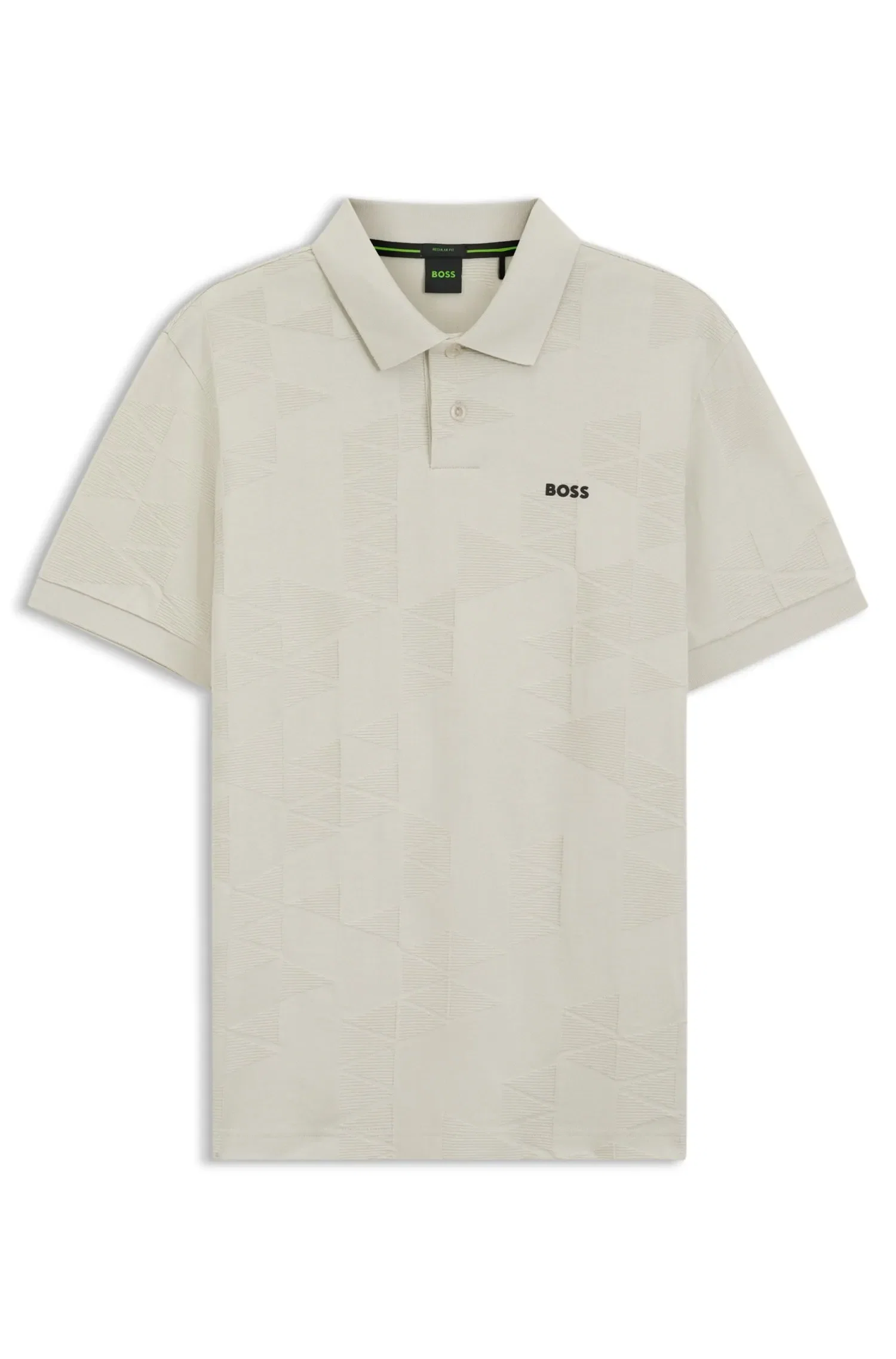 Polo De Malha De Algodão Regular Fit