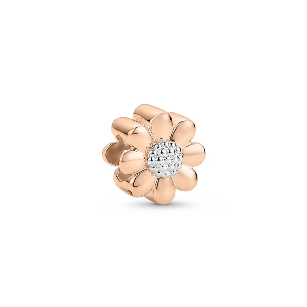 Separador Life Flor em Ligá Rosé com Banho de Ouro Rosé