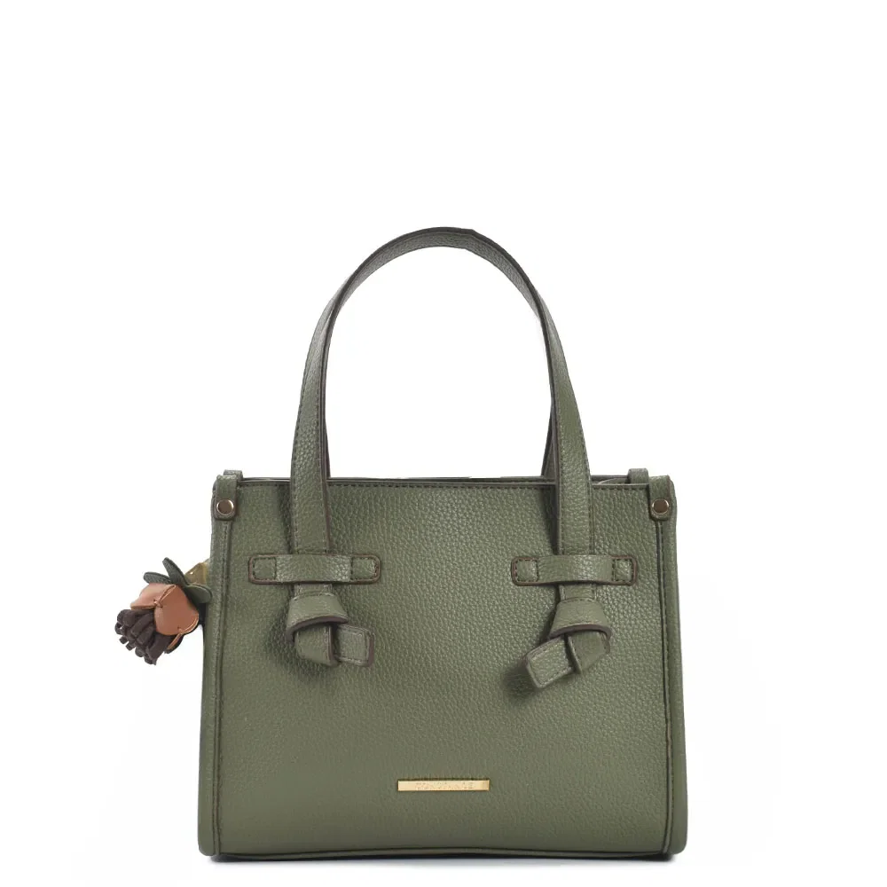 Bolsa Tote Detalhe Nó Verde