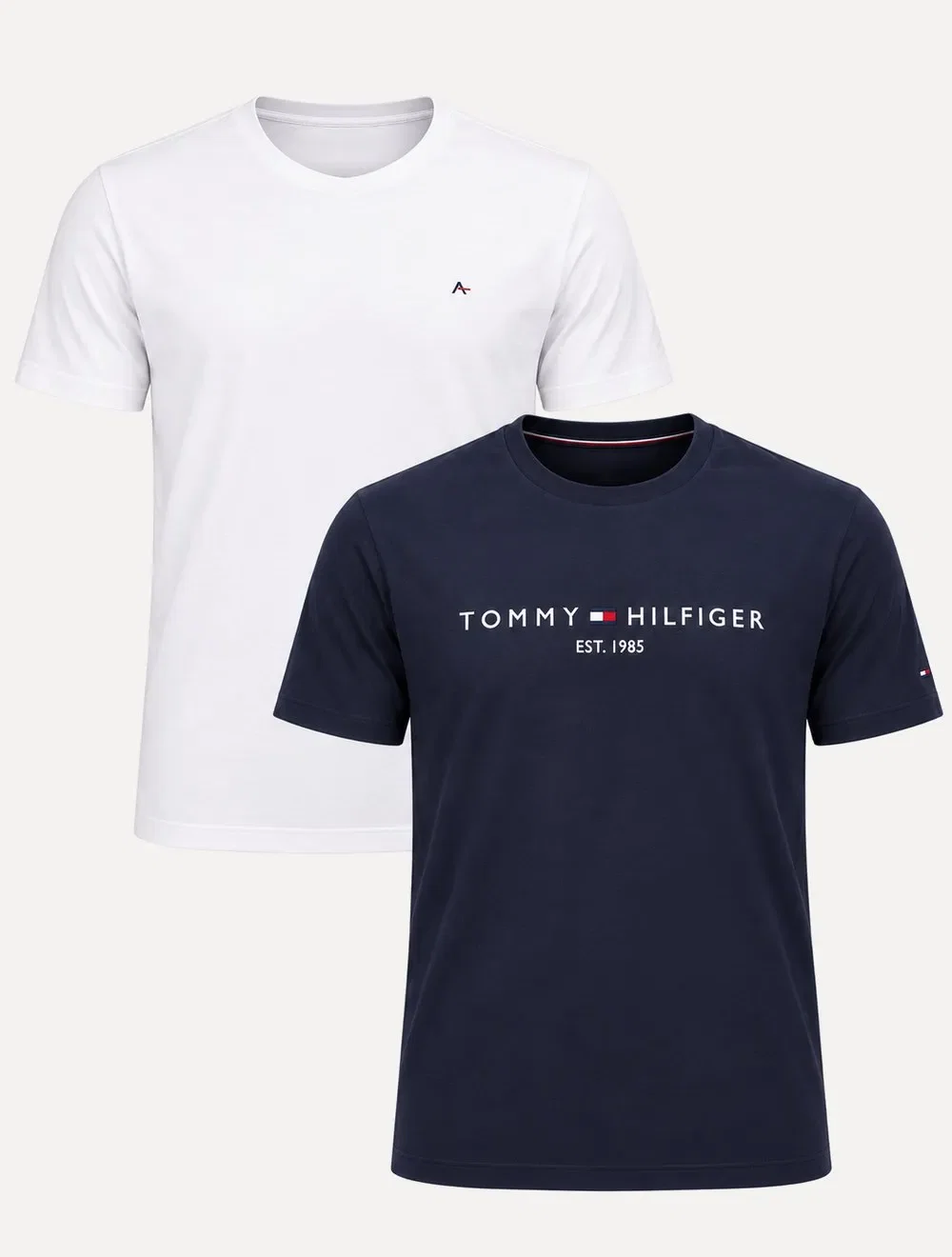 Kit Camisetas Aramis / Tommy Hilfiger | Branca / Azul Marinho