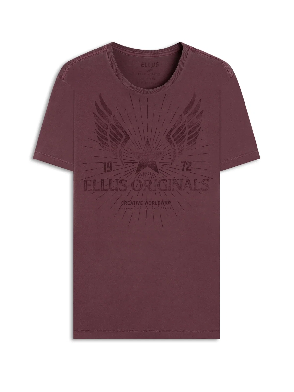 T-Shirt Washed Racing Star Bordeaux — imagem 1