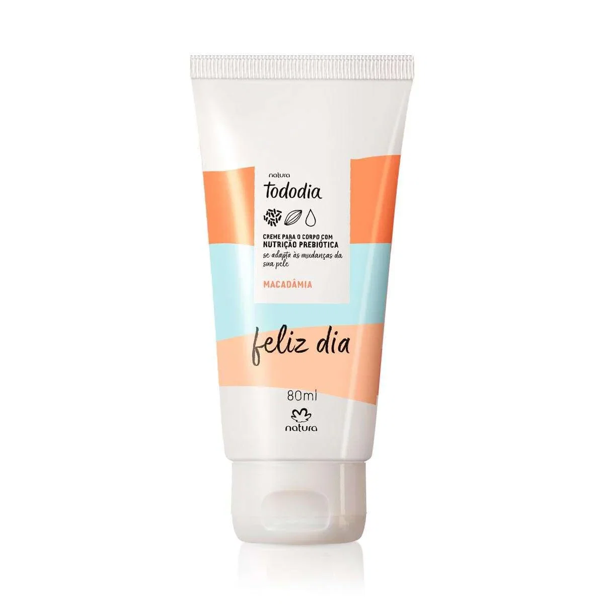 Creme Desodorante Nutritivo para o Corpo Tododia Macadâmia 80 ml