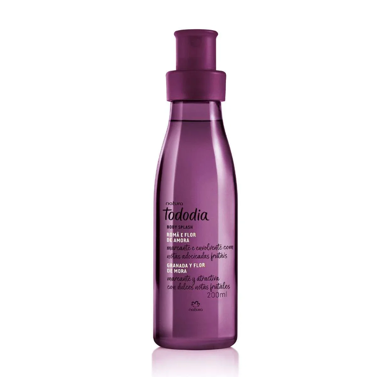 Body Splash Desodorante Colônia Tododia Romã e Flor de Amora 200 ml
