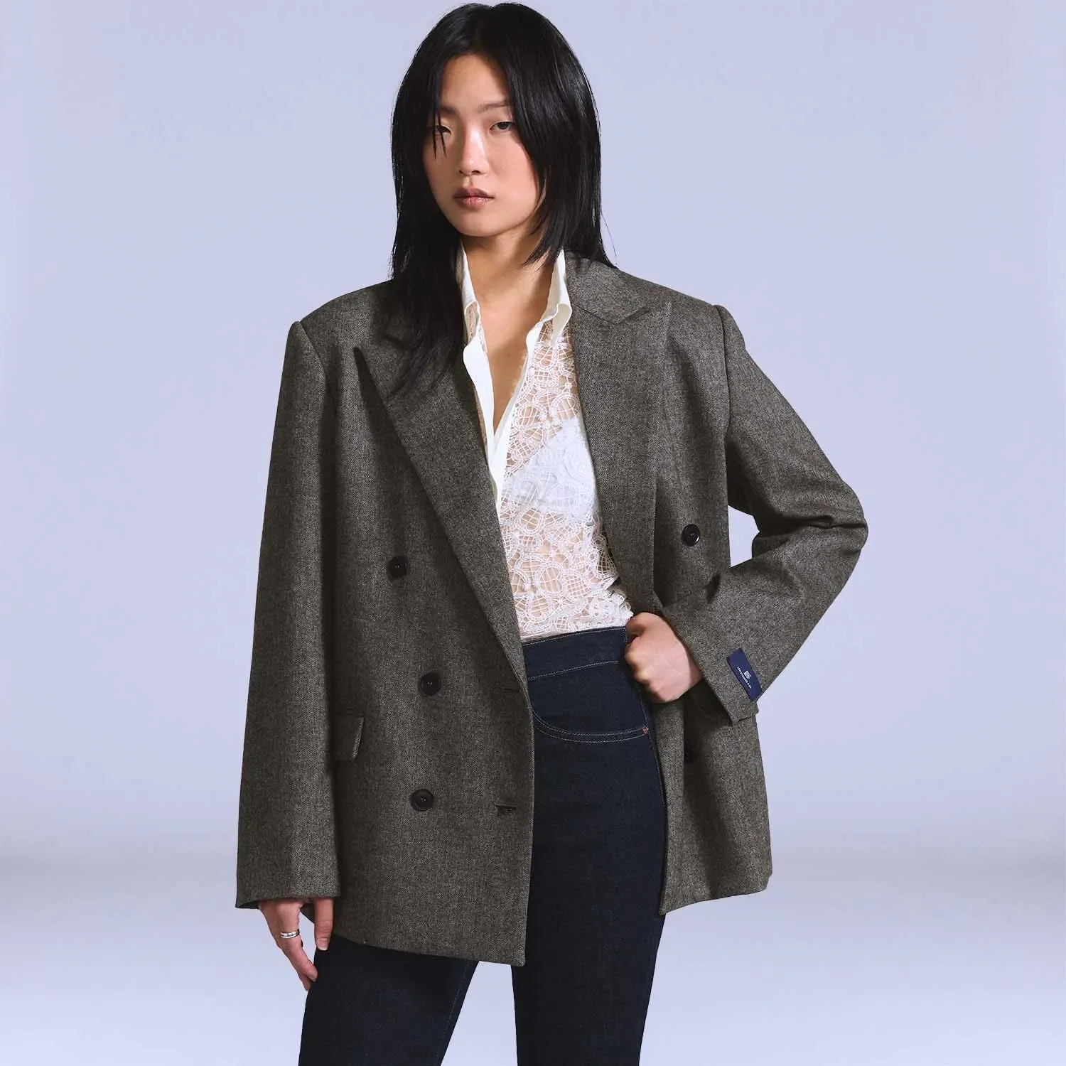 Blazer Levi's® Blue Tab Marrom
